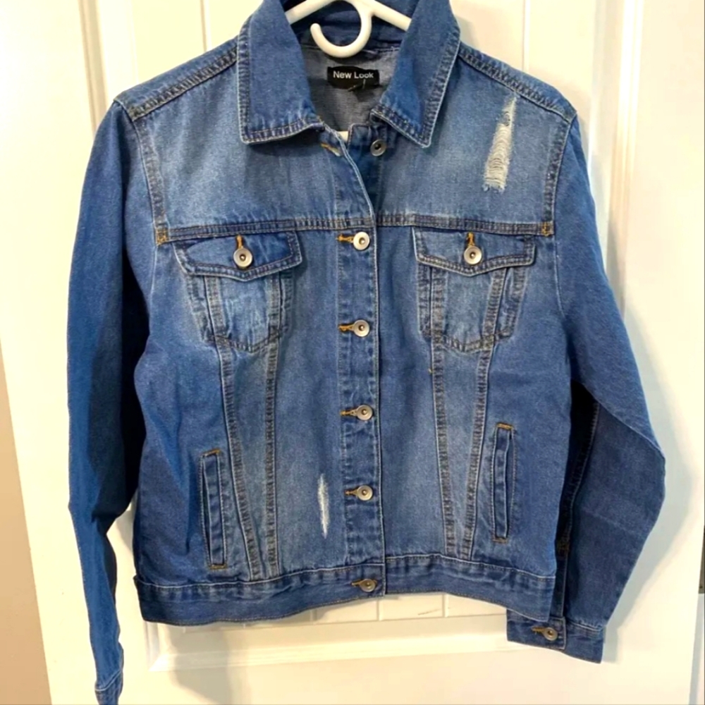 New Look- Womens - Ripped Jean Jacket